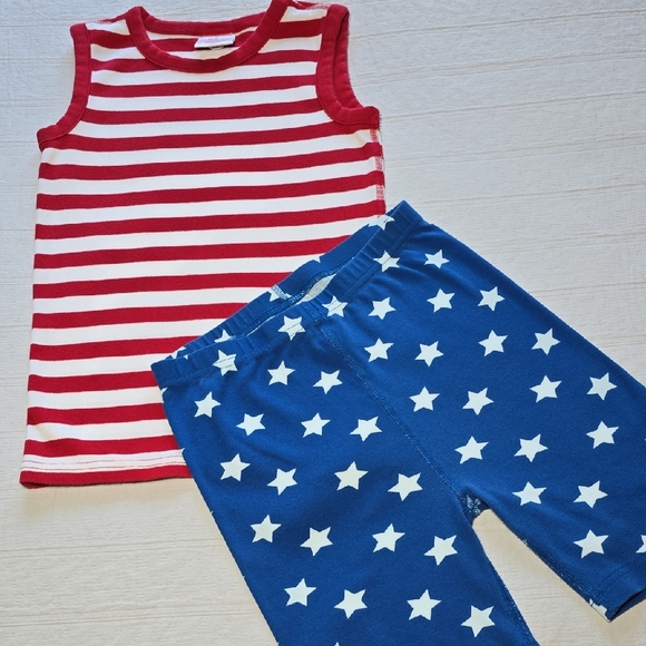 Hanna Andersson Other - Hanna Andersson Stars & Stripes Kids Unisex PJS Size 14